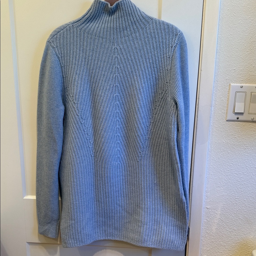 Veronica Beard Light Blue Turtleneck Sweater NWOT - Picture 5 of 9
